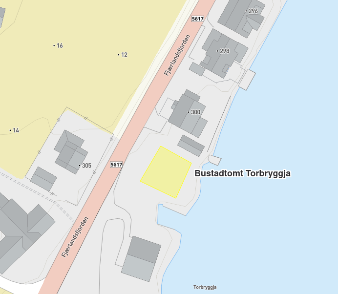 Fjærland: Bustadtomt Torbryggja